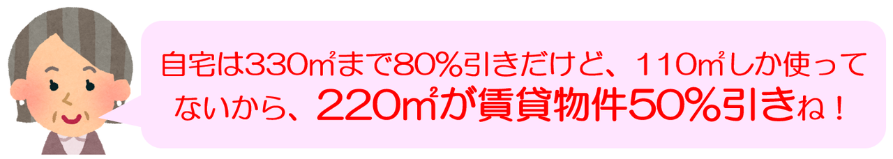 小規模宅地等併用