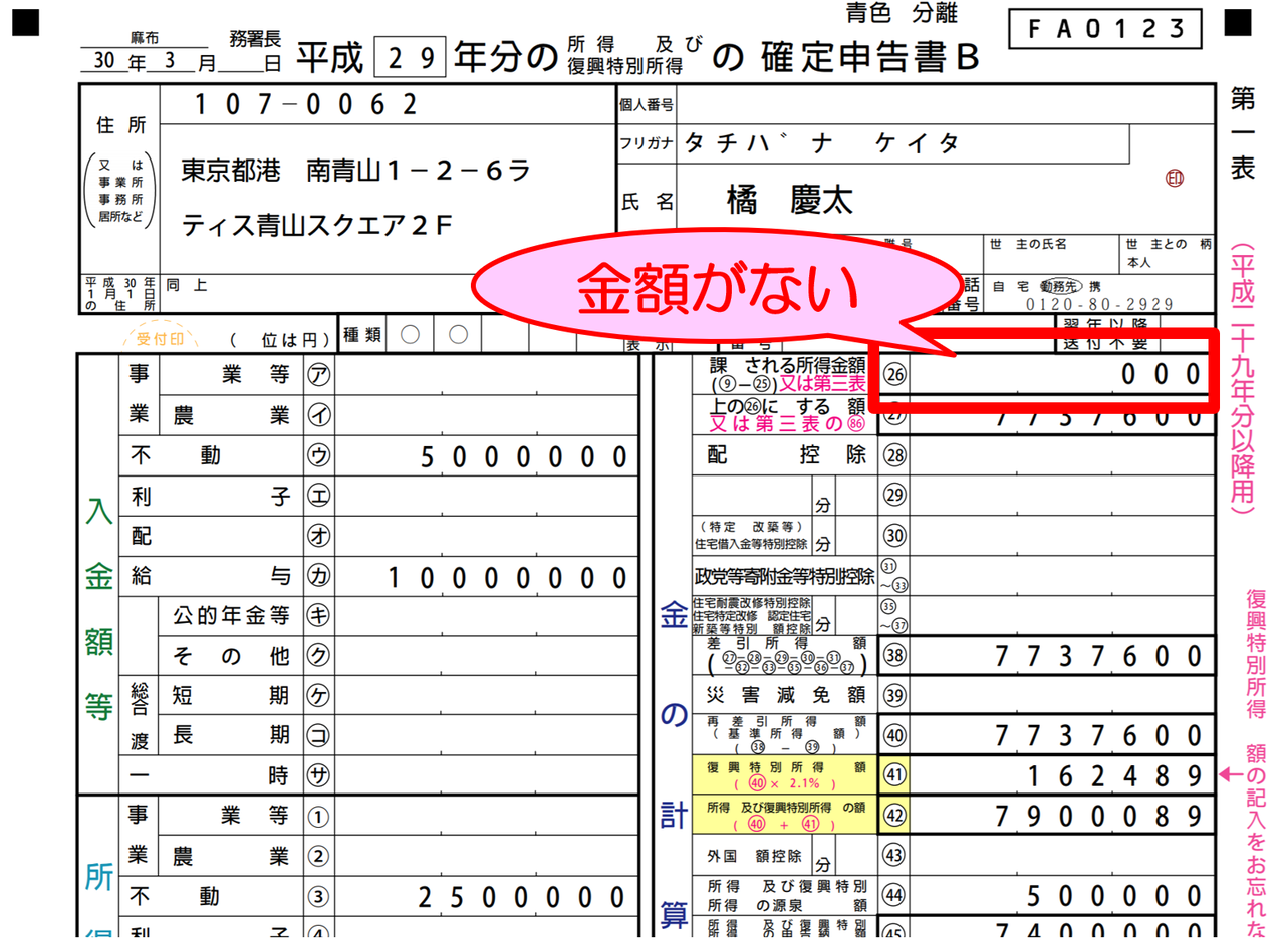 確定申告