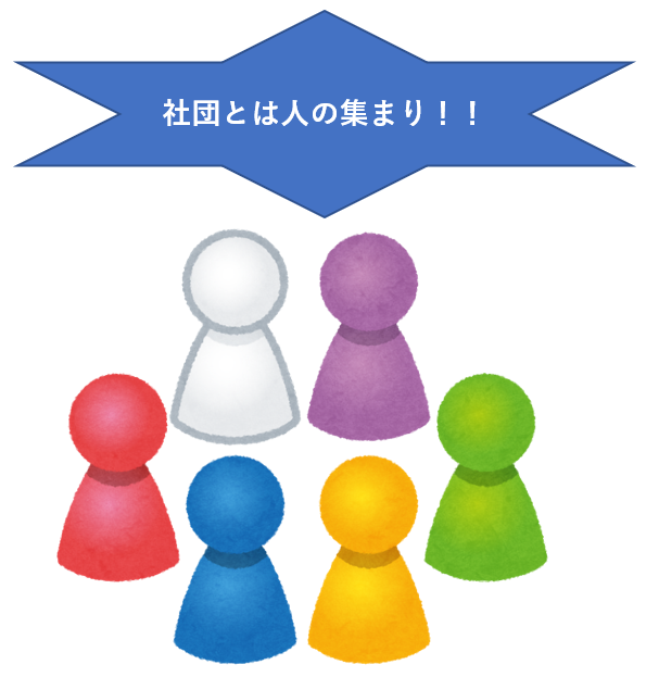 社団とは人の集まり