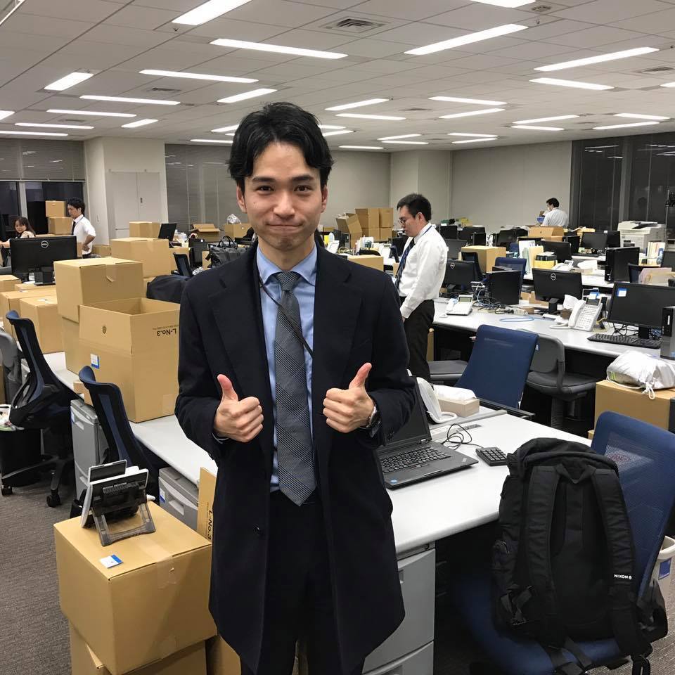 退職した時の写真