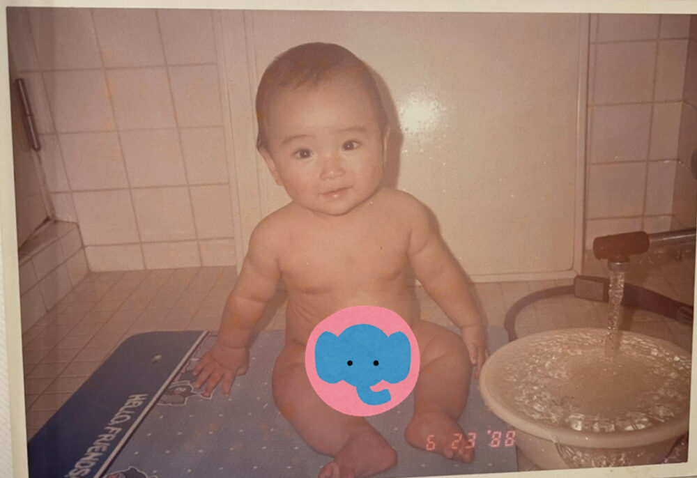 橘慶太税理士赤ちゃん時代